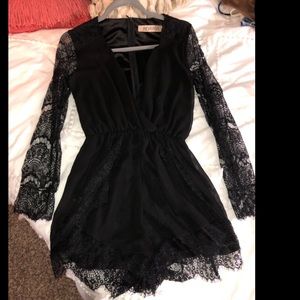 Black lace romper!